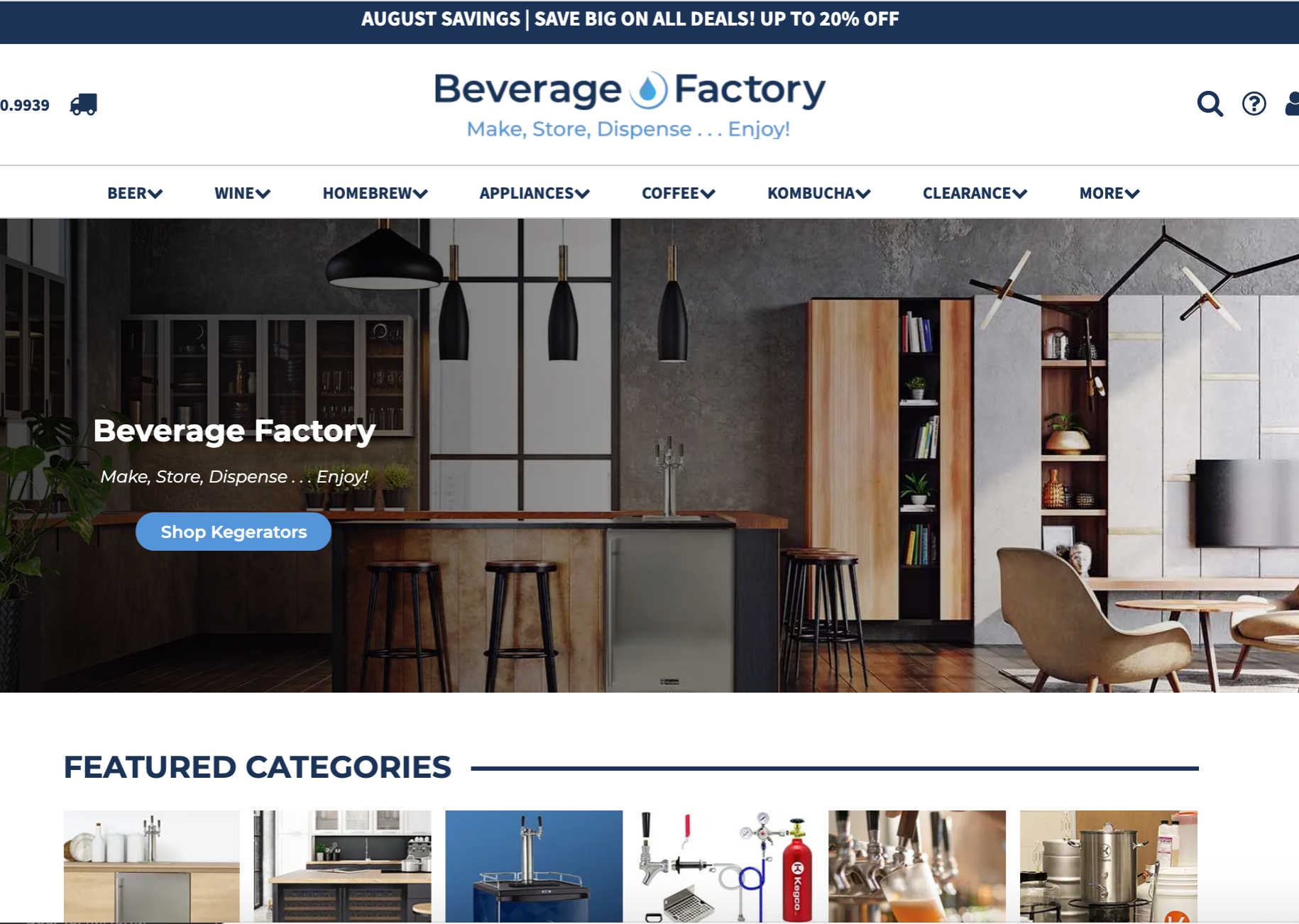 Beverage Factory desktop