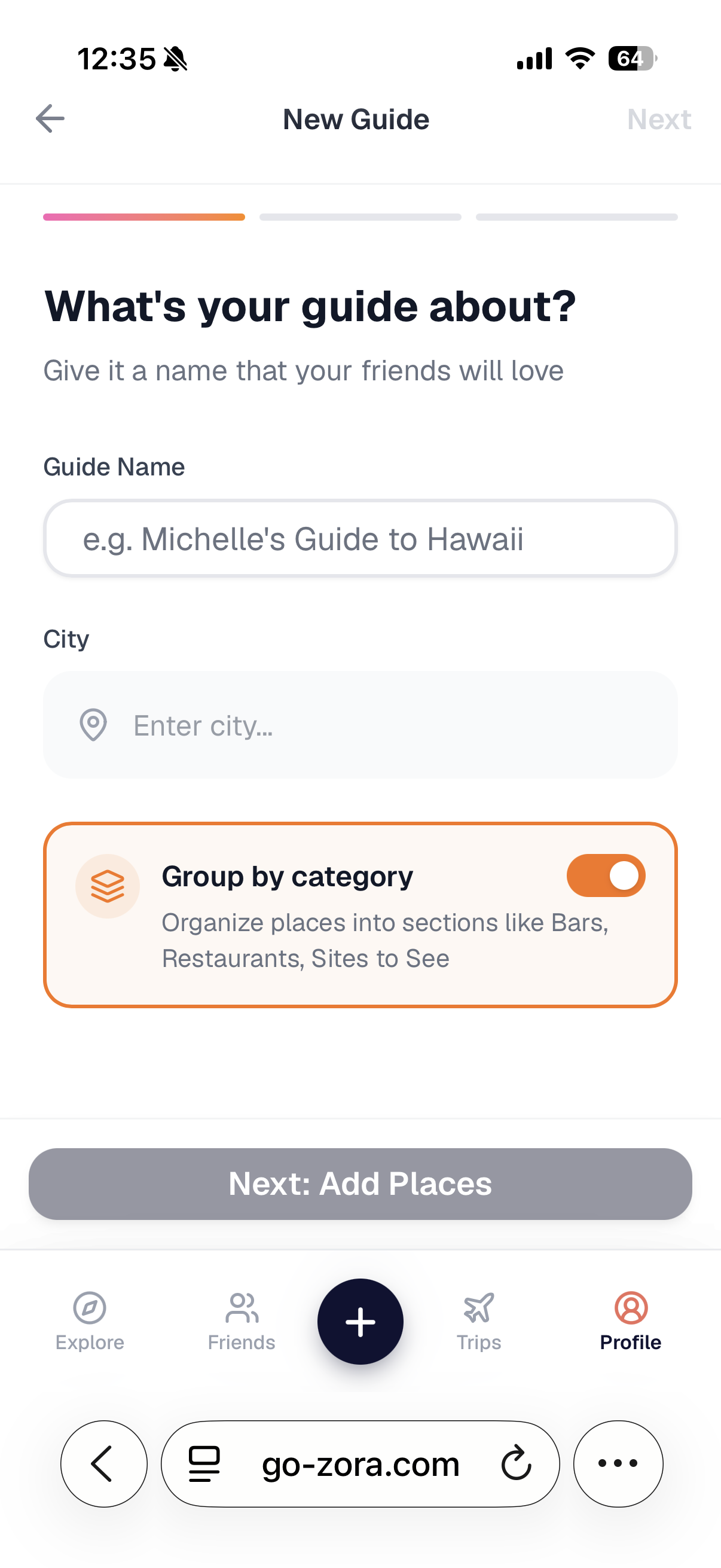 Name your guide